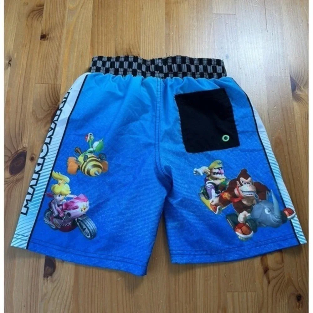 Boys Mario Kart Swimming Trunks Size 6/7
